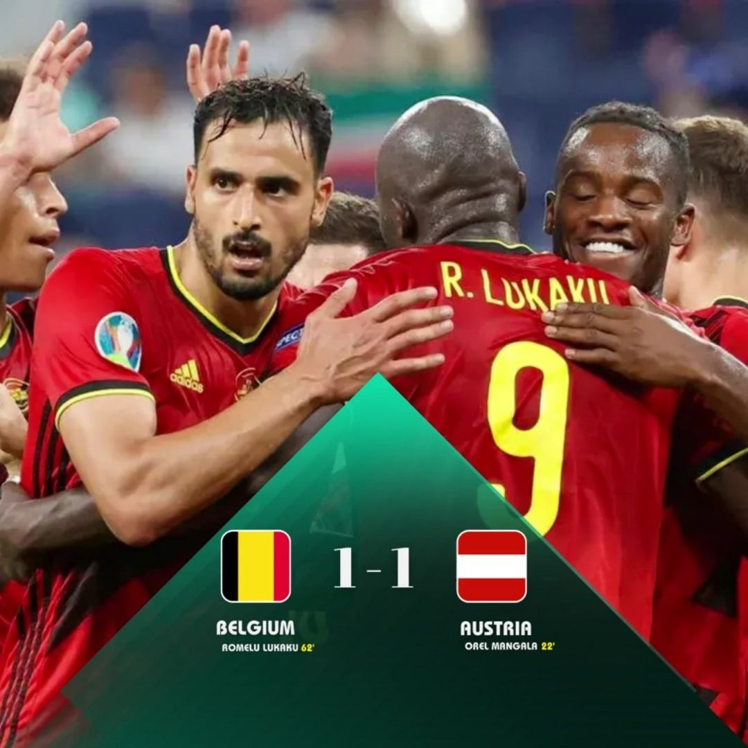 Belgie ukončila sérii 15 vítězných zápasů, když s Rakouskem uhrála remízu 1:1.