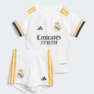 Real Madrid Dětské Domácí Dres Komplet 2023-24 – Krátký Rukáv